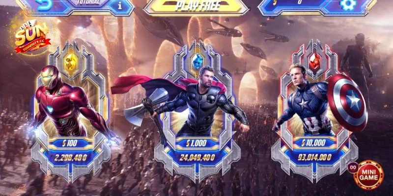 Nổ hũ Anvengers Cơ chế thanh toán với mỗi vật phẩm giá trị riêng